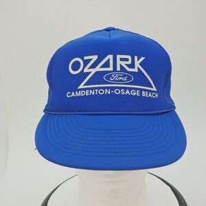 Ozark Ford Trucker Hat Blue Mesh Cap Camdenton Osage Beach Ford Dealership